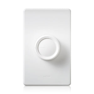 Lutron® D-600PH-DK Single Pole Push On/Off Rotary Dimmer, 600-Watts