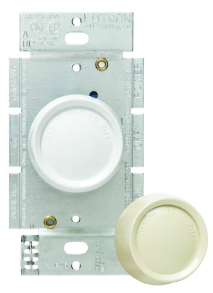 Lutron® FSQ-2FH-DK Rotary Quiet 3-Speed Fan Control, 1.5 Amp