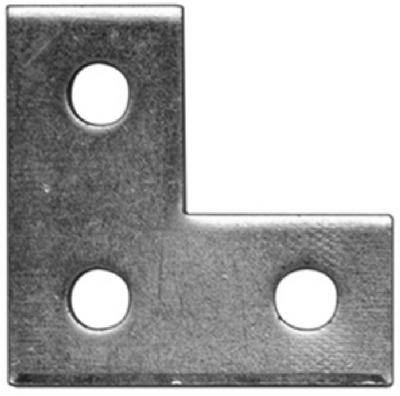 Superstrut ZAB219-10 Three Hole Flat Right Angle Bracket