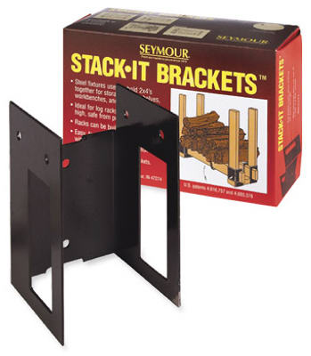 Seymour 30-360 Stack-It Bracket Set for Fireplace Log Racks, 4-Count