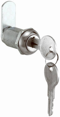 Slide-Co U-9945 Stainless Steel Drawer & Cabinet Lock, 1-1/8", Chrome Finish