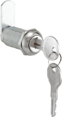 Slide-Co U-9950 Stainless Steel Face Drawer & Cabinet Lock, 1-3/8", Chrome