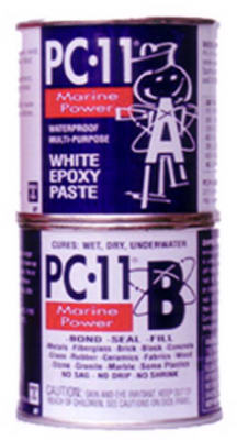 PC-Products 080115 PC-11® Epoxy Paste, 2-Part, White, 1/2 Lb