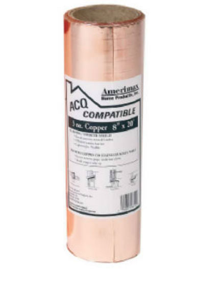 Amerimax 8506712 Laminated Copper Flashing, 12" x 20', 3 Oz