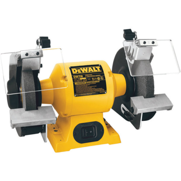 DeWalt® DW756 Heavy Duty Bench Grinder, 5/8 HP, 6" (150mm)