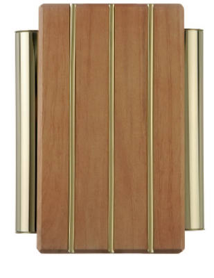 Carlon DH506 Wired Wood Chime With Gold Finish Tubes
