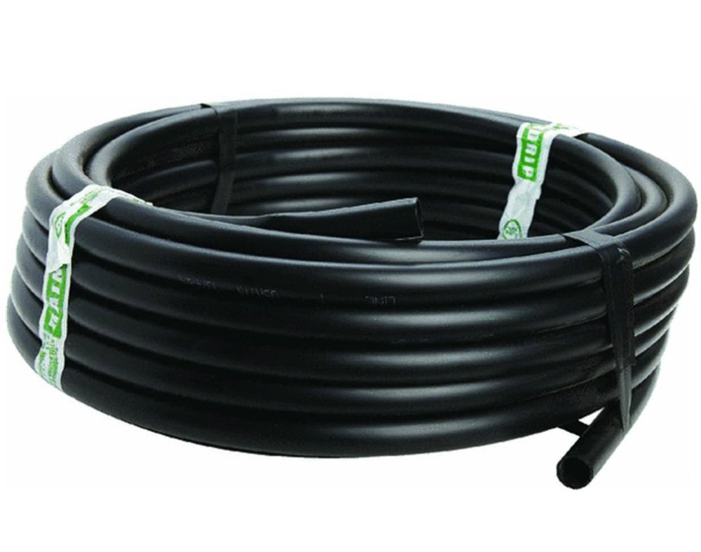 Raindrip 052005P Poly Drip Watering Hose, 1/2" x 50', Black