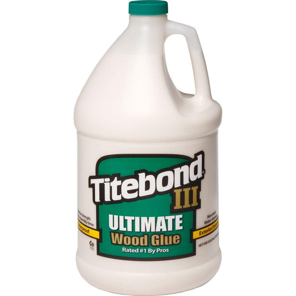 Titebond III 1416 Waterproof Ultimate Wood Glue, Tan, 1-Gallon
