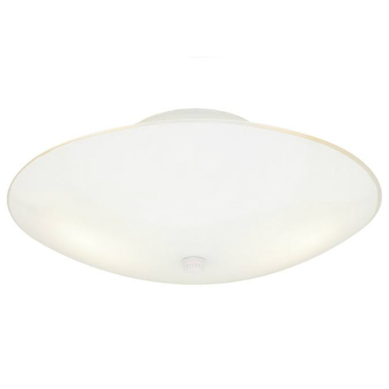 Westinghouse 66242 2-Light Semi-Flush-Mount Ceiling Fixture, White Finish