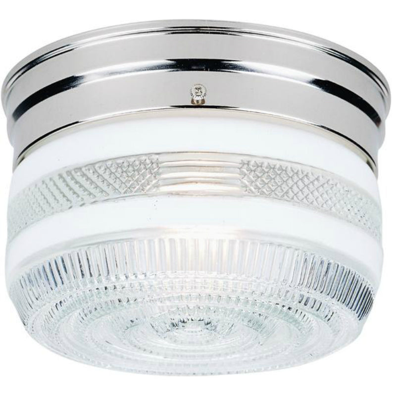 Westinghouse 66239 One-Light Interior Flush-Mount Ceiling Fixture, Chrome