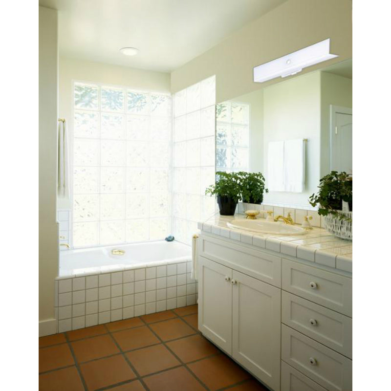 Westinghouse 66403 2-Light Interior Wall Fixture w/Ground Convenience Outlet