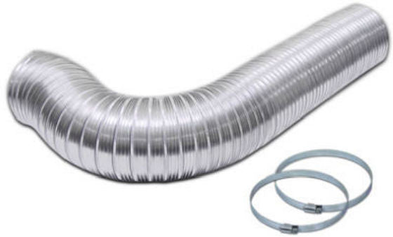 Lambro 3121 Aluminum Flexible Duct, 4" x 8'