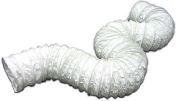 Lambro 1309 Vinyl Vent Hose, 4" x 8', White