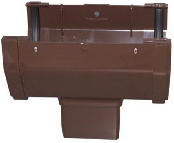Genova RB104 Vinyl Gutter Drop Outlet, Brown