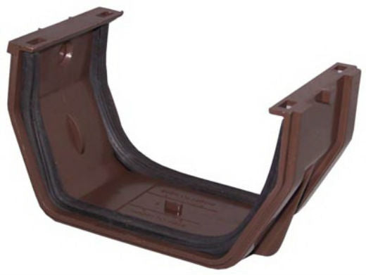 Genova RB105 Vinyl Gutter Slip Joint, Brown
