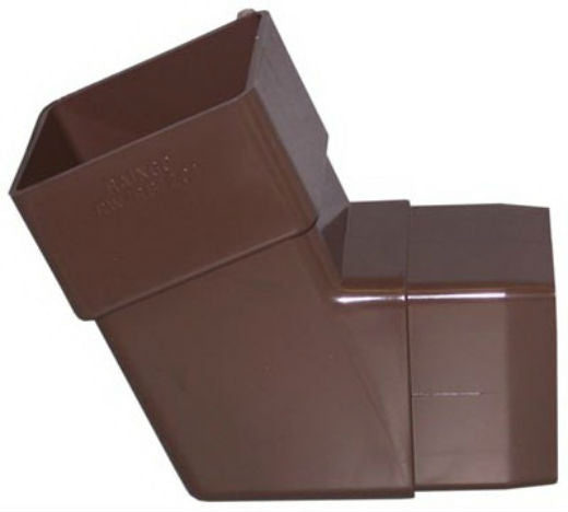 Genova RB201 Vinyl Downspout Elbow, Brown