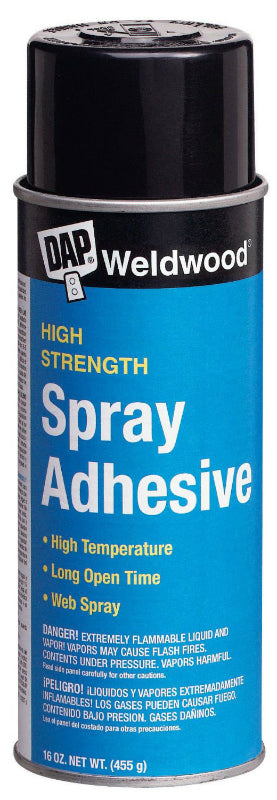 Dap® 00121 Weldwood® High Strength Spray Adhesive, 16 Oz, Clear