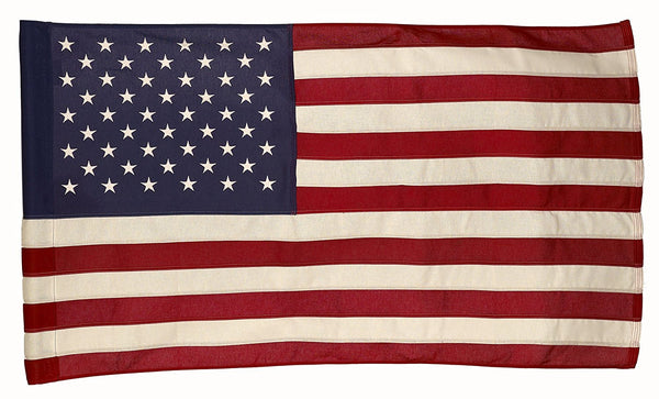 Annin 001124R Cotton Replacement Flag, 3' x 5'