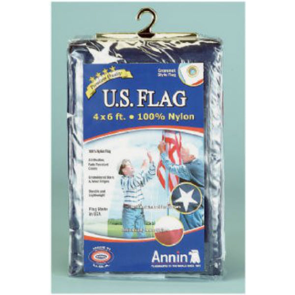 Annin Flagmakers 002215R Nylon Replacement Flag, 4' x 6'