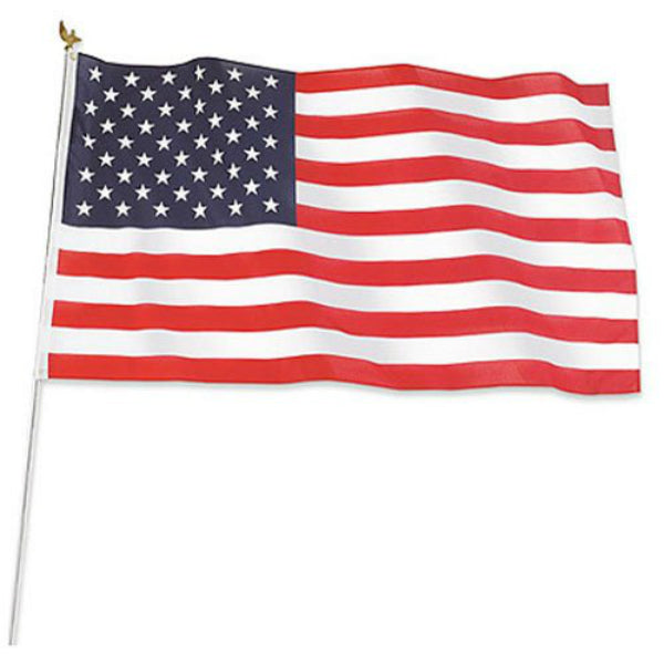 Annin Flagmakers 011320R Polycotton US Flag Kit, 3' x 5'