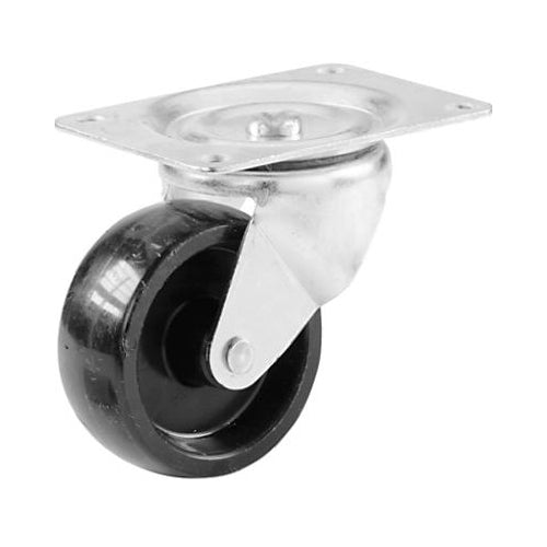 Shepherd Hardware 9394 Swivel Plate Caster with Polypropylene Wheel, 3"