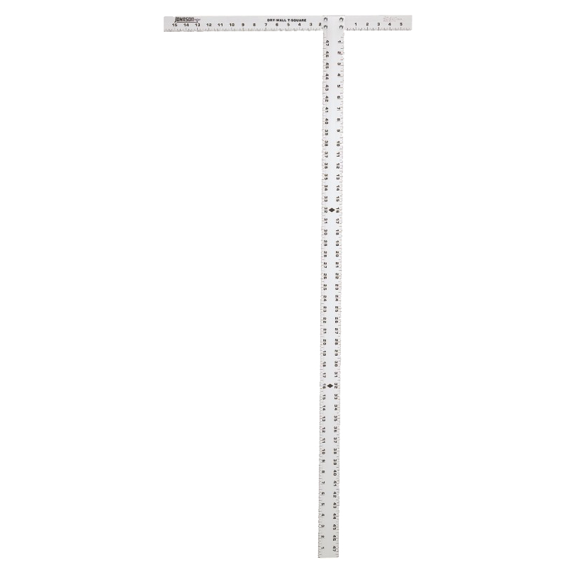 Johnson Level JTS48 Professional Aluminum Drywall T Squares, 48"