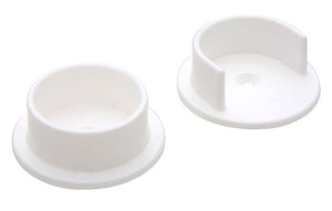 National Hardware® N154-559 Plastic Pole Socket Set, White