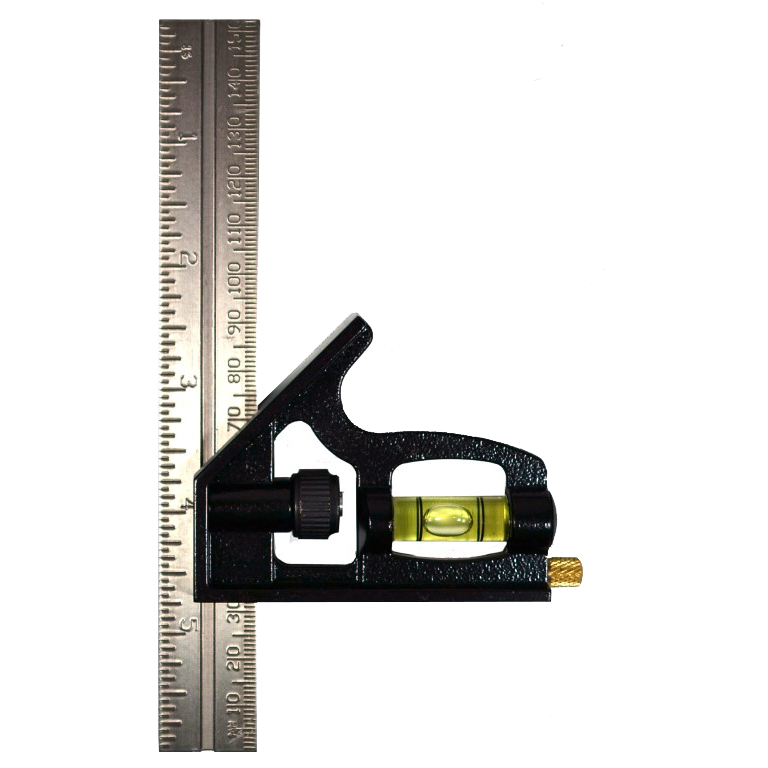 Johnson Level 406EM Professional Inch/Metric Combination Square, 6"