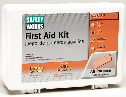 MSA Safety Works® 10068529 All-Purpose Convenient Travel First Aid Kit, 62-Piece