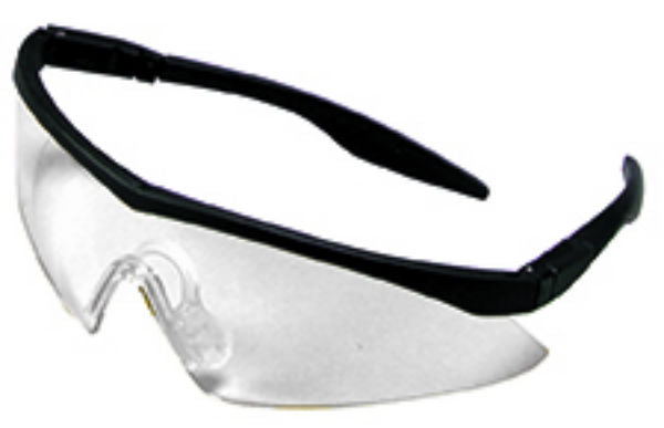 MSA Safety Works® 10021259 Straight Temple Safety Glasses with Clear Lens