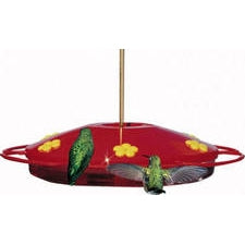 Perky-Pet 221 Oasis Hummingbird Feeder with 6 Flower-Shaped Ports, 16 Oz