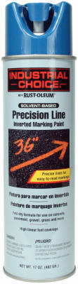 Rust-Oleum Industrial Choice Precision Line Marking Paint, 17 Oz, Caution Blue