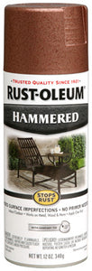 Rust-Oleum® 210849 Stops Rust® Hammered Spray Paint, 12 Oz, Copper