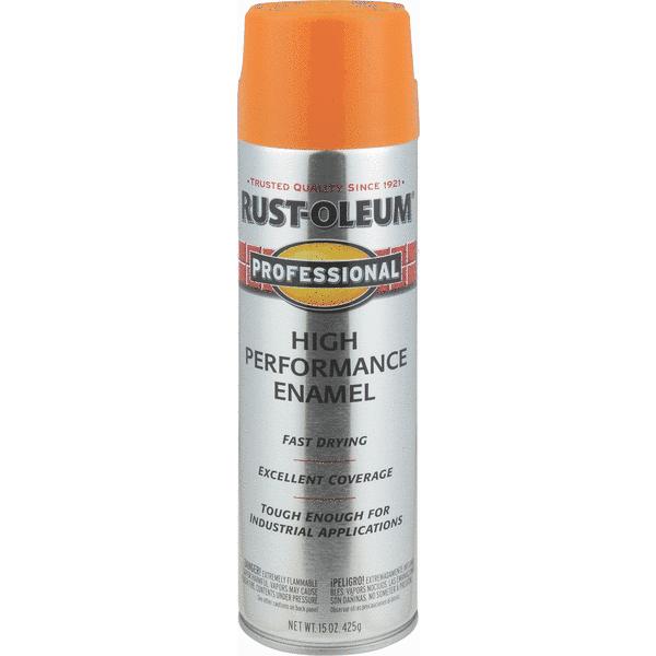 Rust-Oleum® Professional Protective Enamel Spray Paint, 15 Oz, Safety Orange