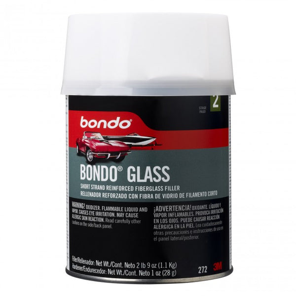 Bondo 272 Glass Body Filler with Cap, 1 Qt