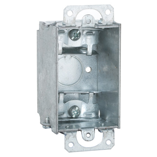 RACO® 440 Deep Gangable Switch Box, Plaster Ears, 3" x 2"