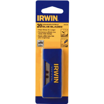 Irwin Tools 2084200 Bi-Metal Utility Blades, Blue, 20-Pack