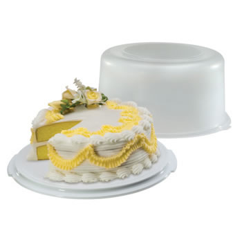 Rubbermaid® 1777191 Servin' Saver Cake Container, 13" x 7"