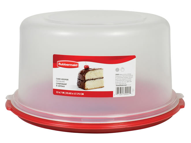 Rubbermaid® 1777191 Servin' Saver Cake Container, 13" x 7"