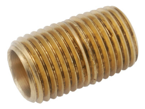 Anderson Metals 38300-16 Lead Free Pipe Fitting Nipple, Red Brass, 1" x Close