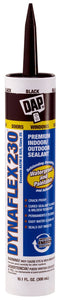 Dap® 18280 Dynaflex 230® Premium Elastomeric Latex Sealant, 10.1 Oz, Black