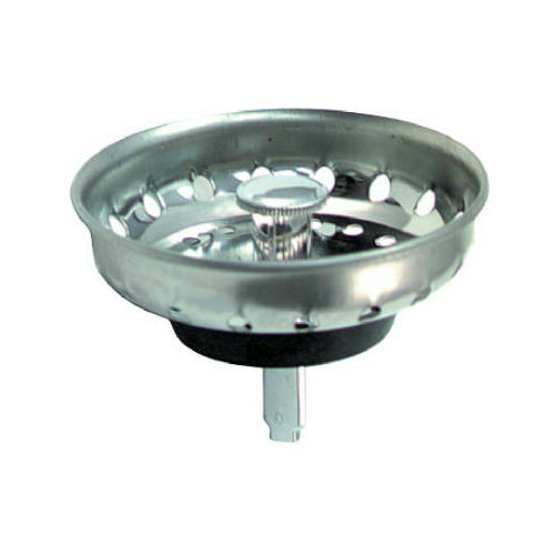 Master Plumber 548-872 Basket Sink Strainer with Post, Chrome Finish