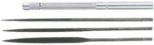 General Tools S477 Swiss Pattern Needle File Set, 8-1/2" Overall Size, 4-Piece