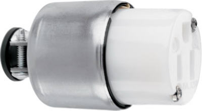 Pass & Seymour Armored Connector, 20A, 125V, White