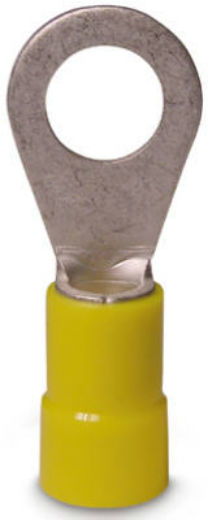 Gardner Bender 10-108 Ring Terminal, Vinyl-Insulated, 1⁄4"-3⁄8" Stud