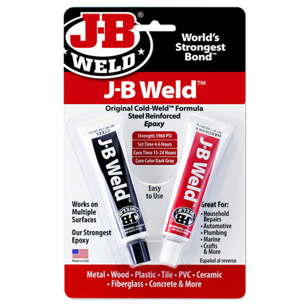 J-B® Weld 8265-S Original Cold-Weld™ Formula Steel Reinforced Epoxy, 2-Part