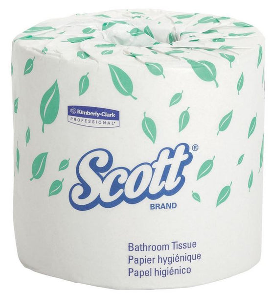Scott® 05102-80 Standard Roll Bathroom Tissue, 1-Ply, White, 1210 x 80 Count