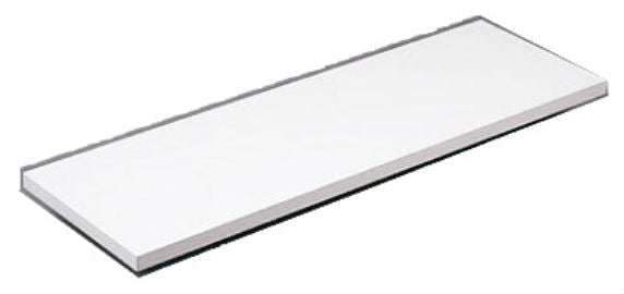 Knape & Vogt® 1980WH-8X48 Melamine Shelf, 1980-Series, 8'' x 48'', White