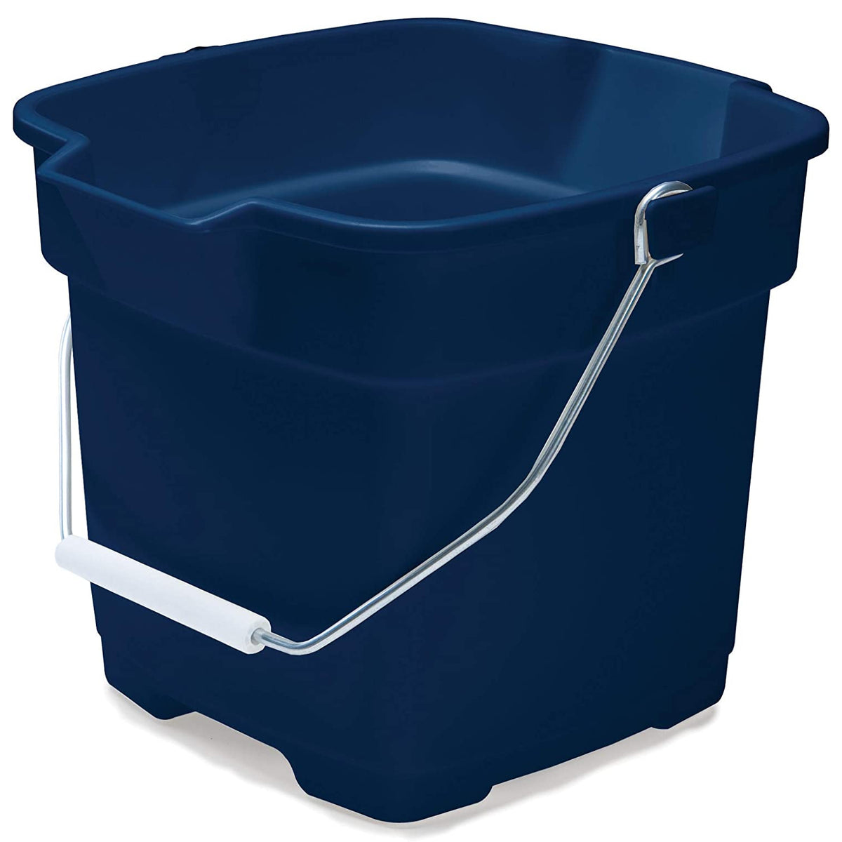 Rubbermaid FG296400ROYBL Roughneck Utility Bucket, Plastic, Royal Blue, 12 Qt