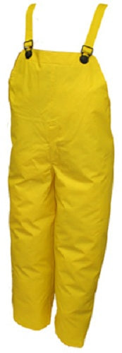 DuraScrim™ O56007-XL Plain Front Overalls, X-Large, Yellow